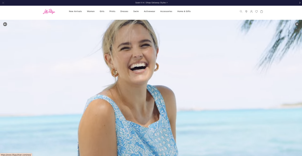 Lilly Pulitzer headless commerce site